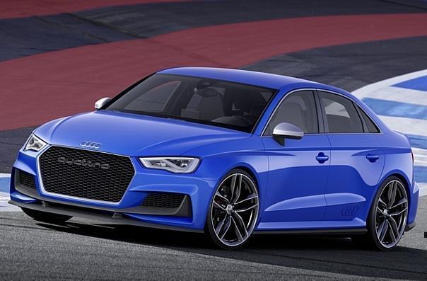 Der Audi A3 clubsport quattro concept fährt auf Rädern im Format 9,5 J x 21, die Reifen besitzen die Dimension 275/25 R21. 